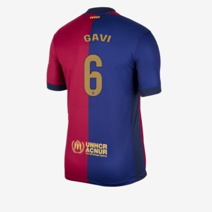 Barcelona Home GAVI 6 Spotify Logo Jersey 24-25