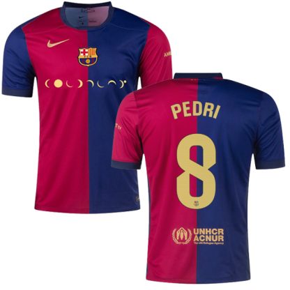 Barcelona Home PEDRI 8 Coldplay El Clasico Jersey 24-25