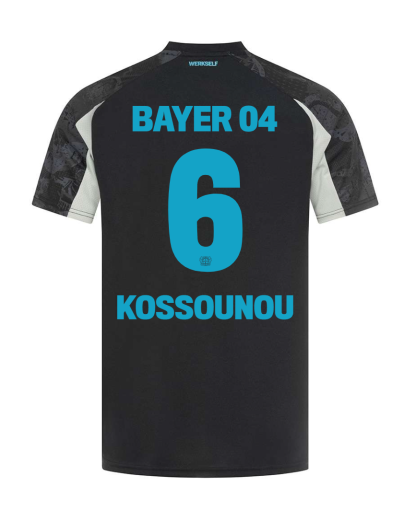 Bayer 04 Leverkusen KOSSOUNOU 6 Third Jersey 24-25