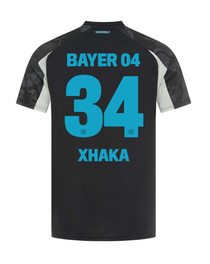 Bayer 04 Leverkusen XHAKA 34 Third Jersey  24-25