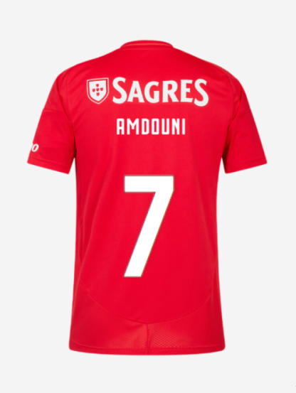 Benfica Home AMDOUNI 7 Jersey 24-25