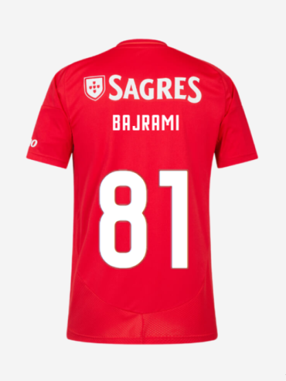 Benfica Home BAJRAMI 81 Jersey 24-25