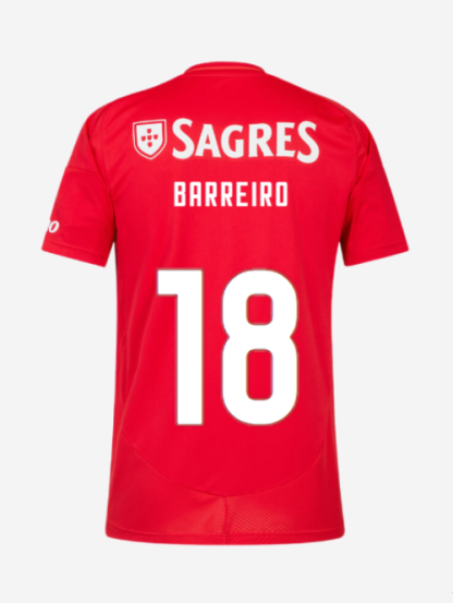 Benfica Home BARREIRO 18 Jersey 24-25