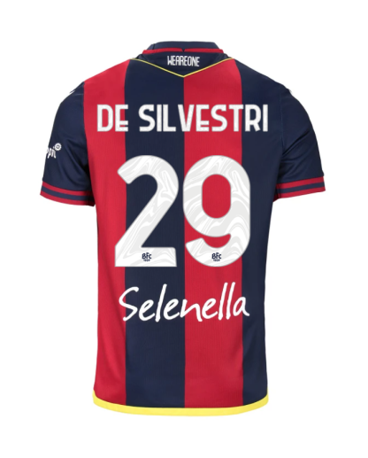 Bologna Home DE SILVESTRI 29 Jersey 24-25