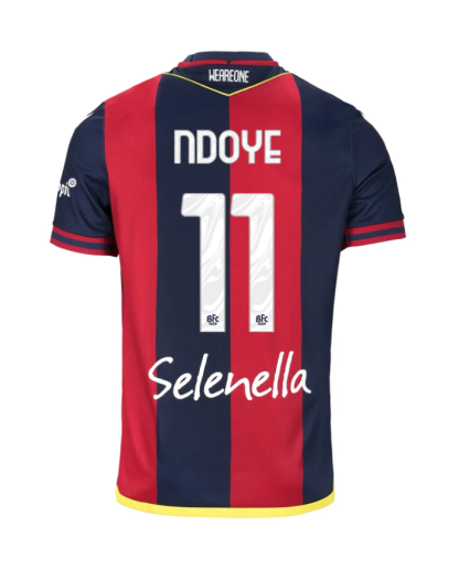 Bologna Home NDOYE 11 Jersey 24-25