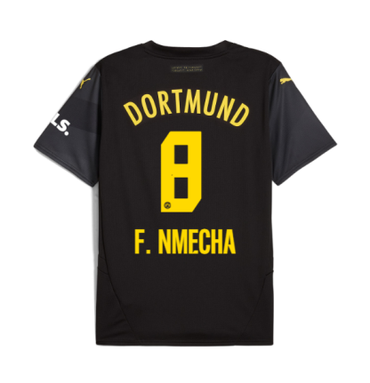 Borussia Dortmund Away F. Nmecha 8 Jersey 24-25