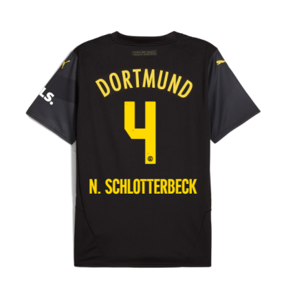 Borussia Dortmund Away N. Schlotterbeck 4 Jersey 24-25