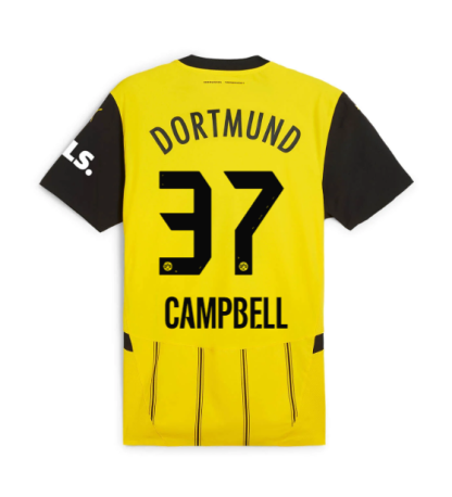 Borussia Dortmund Home Campbell 37 Jersey 24-25