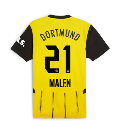 Borussia Dortmund Home Malen 21 Jersey 24-25