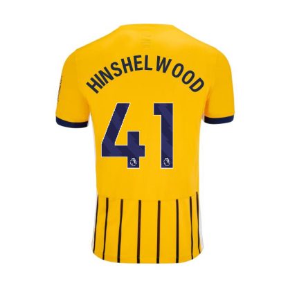 Brighton Hove Albion Away HINSHELWOOD 41 Jersey 24-25