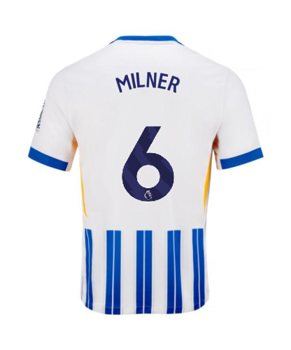 Brighton Hove Albion Home MILNER 6 Jersey 24-25