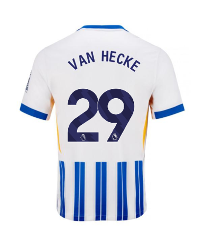 Brighton Hove Albion Home VAN HECKE 29 Jersey 24-25