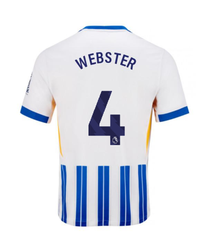 Brighton Hove Albion Home WEBSTER 4 Jersey 24-25