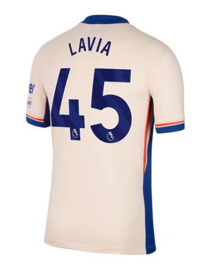 Chelsea Away Lavia 45 Jersey 24-25