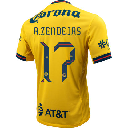 Club América A.Zendejas 17 Home Jersey 24-25