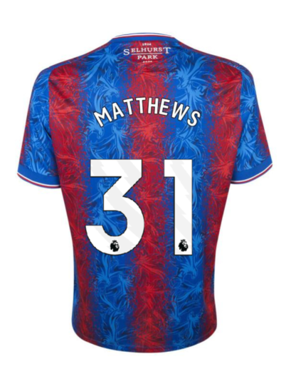 Crystal Palace Home MATTHEWS 31 Jersey 24-25