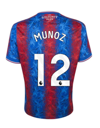 Crystal Palace Home MUNOZ 12 Jersey 24-25