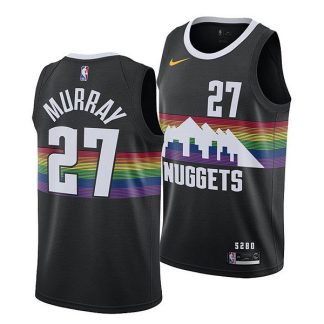 Denver Nuggets Jamal Murray #27 Black Swingman Jersey