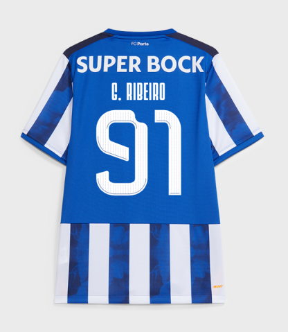 FC Porto Home G. Ribeiro 91 Europa League Jersey 24-25