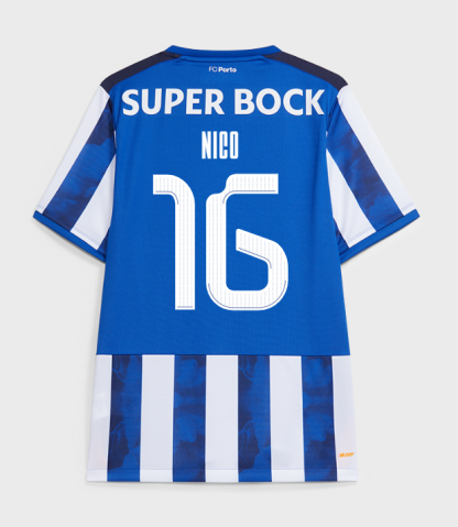 FC Porto Home Nico 16 Europa League Jersey 24-25