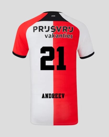 Feyenoord Home ANDREEV 21 Jersey 24-25