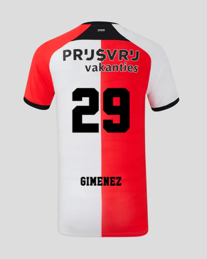 Feyenoord Home GIMENEZ 29 Jersey 24-25