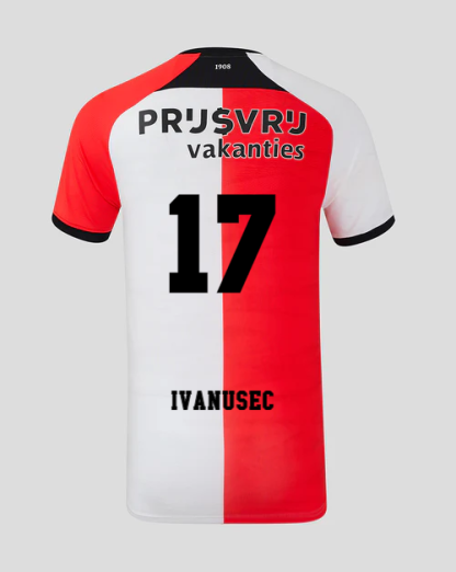 Feyenoord Home IVANUSEC 17 Jersey 24-25