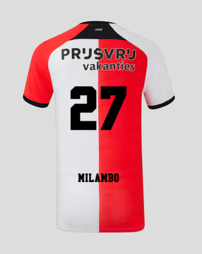 Feyenoord Home MILAMBO 27 Jersey 24-25