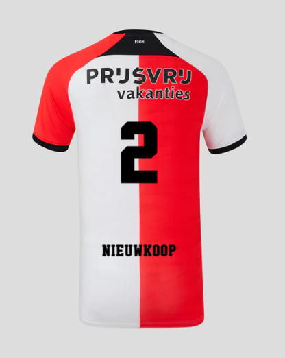 Feyenoord Home NEWKOOP 2 Jersey 24-25