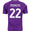 Fiorentina Home MORENO 22 Jersey 24-25
