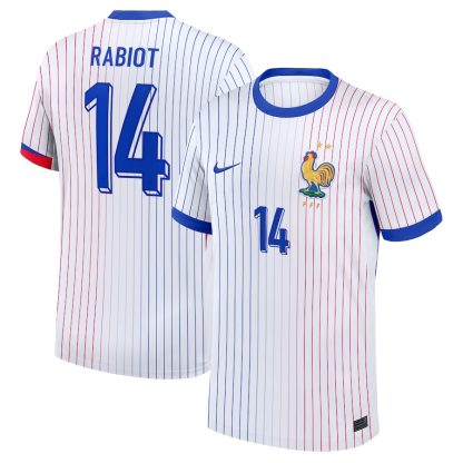 France Away Rabiot 14 Soccer Jersey 2024