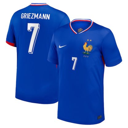 France Home Griezmann 7 Soccer Jersey 2024