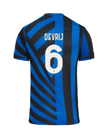 Inter Milan Home DEVRIJ 6 Jersey 24-25