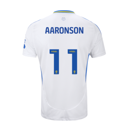 Leeds United Home AARONSON 11 Jersey 24-25