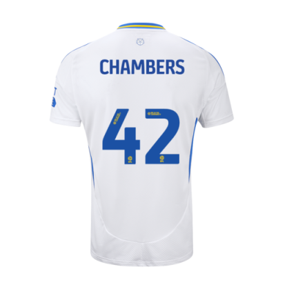 Leeds United Home CHAMBERS 42 Jersey 24-25