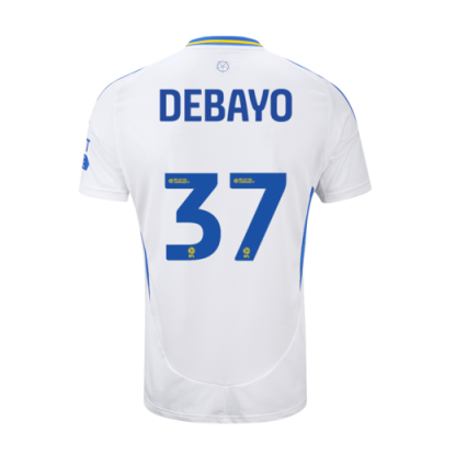 Leeds United Home DEBAYO 37 Jersey 24-25