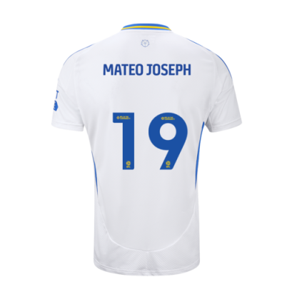 Leeds United Home MATEO JOSEPH 19 Jersey 24-25