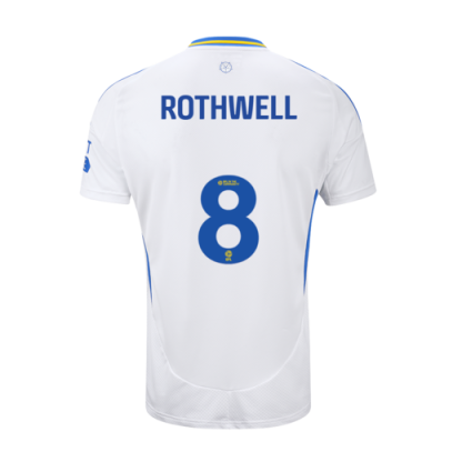 Leeds United Home ROTHWELL 8 Jersey 24-25