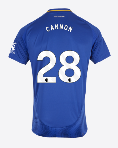 Leicester City Home CANNON 28 Jersey 24-25