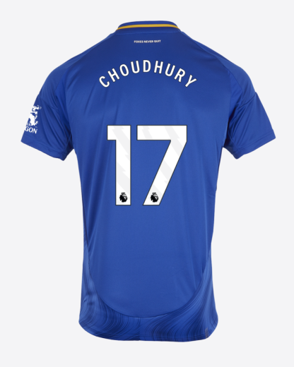 Leicester City Home CHOUDHURY 17 Jersey 24-25