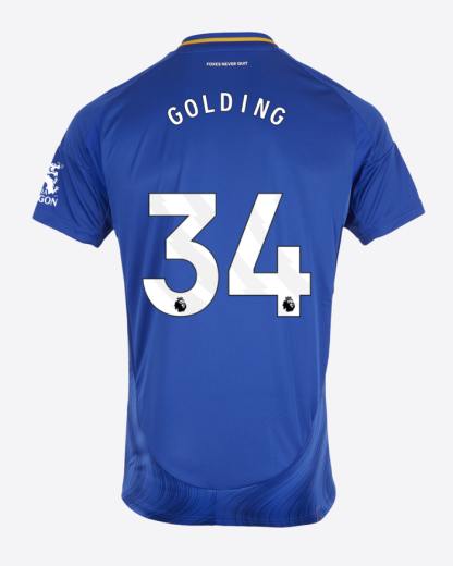 Leicester City Home GOLDING 34 Jersey 24-25