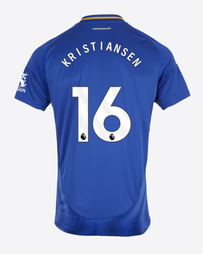 Leicester City Home KRISTIANSEN 16 Jersey 24-25