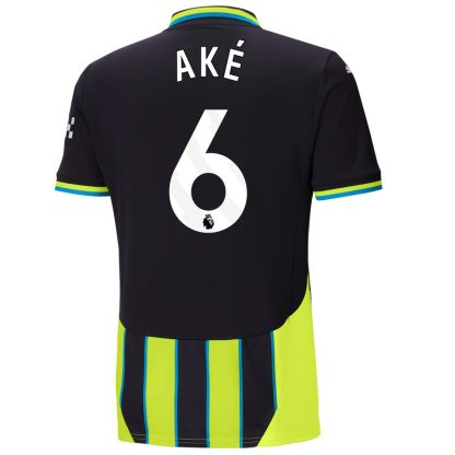 Manchester City Away Aké 6 Jersey 24-25