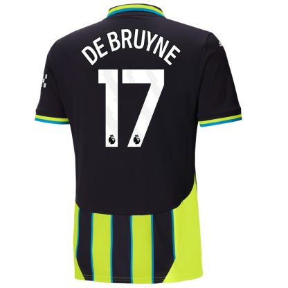 Manchester City Away De Bruyne 17 Jersey 24-25