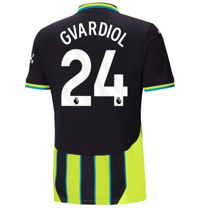 Manchester City Away Gvardiol 24 Jersey 24-25