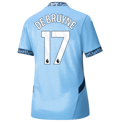 Manchester City Kevin De Bruyne 17 Home Women's Jersey 24-25