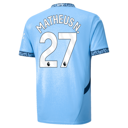 Manchester City Matheus Nunes 27 Home Jersey 24-25