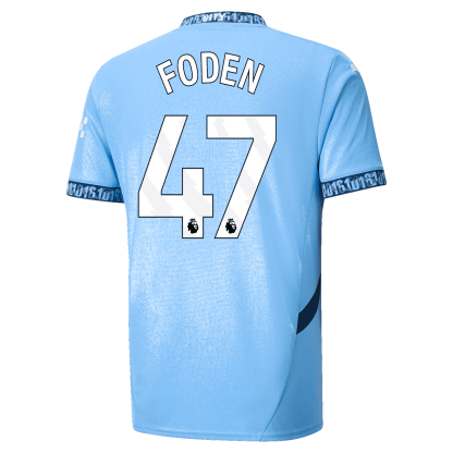 Manchester City Phil Foden 47 Home Jersey 24-25