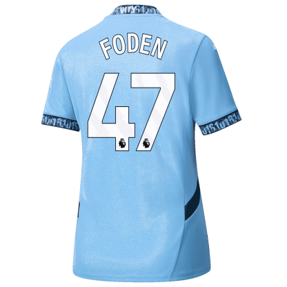 Manchester City Phil Foden 47 Home Women's Jersey 24-25