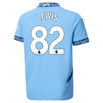 Manchester City Rico Lewis 82 Home Jersey 24-25